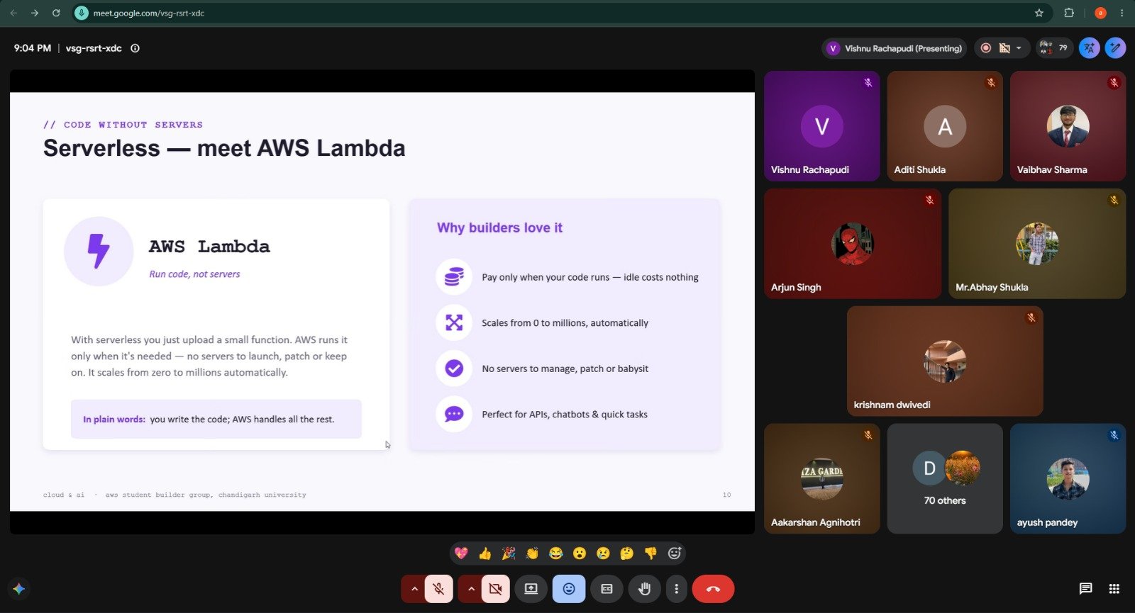 AWS Student Builder Group Inauguration & Cloud Kickstart | AWS Student ...